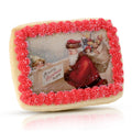 Vintage Santa Cookie Card-Naked Single