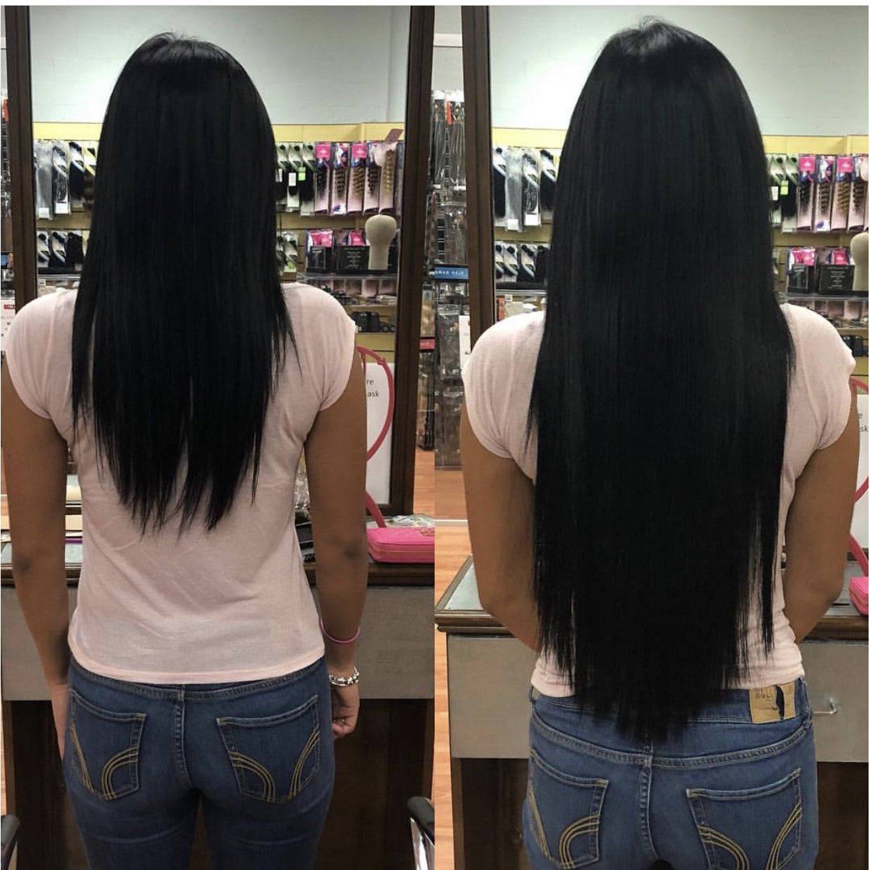 VIP BandX Halo Silky Straight 24" with Clip Hair Extension - Choose Color