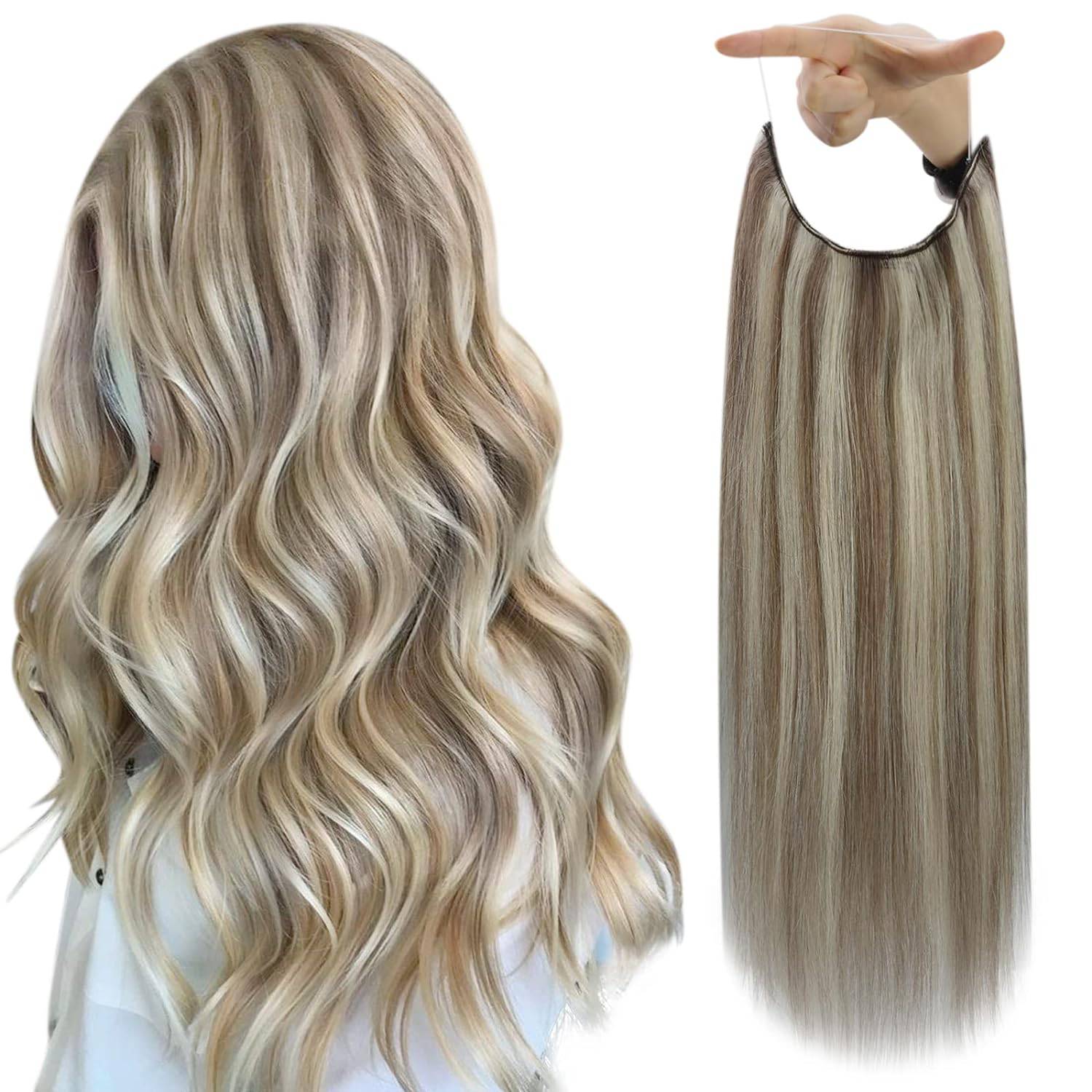 VIP BandX Halo Silky Straight 24" with Clip Hair Extension - Choose Color