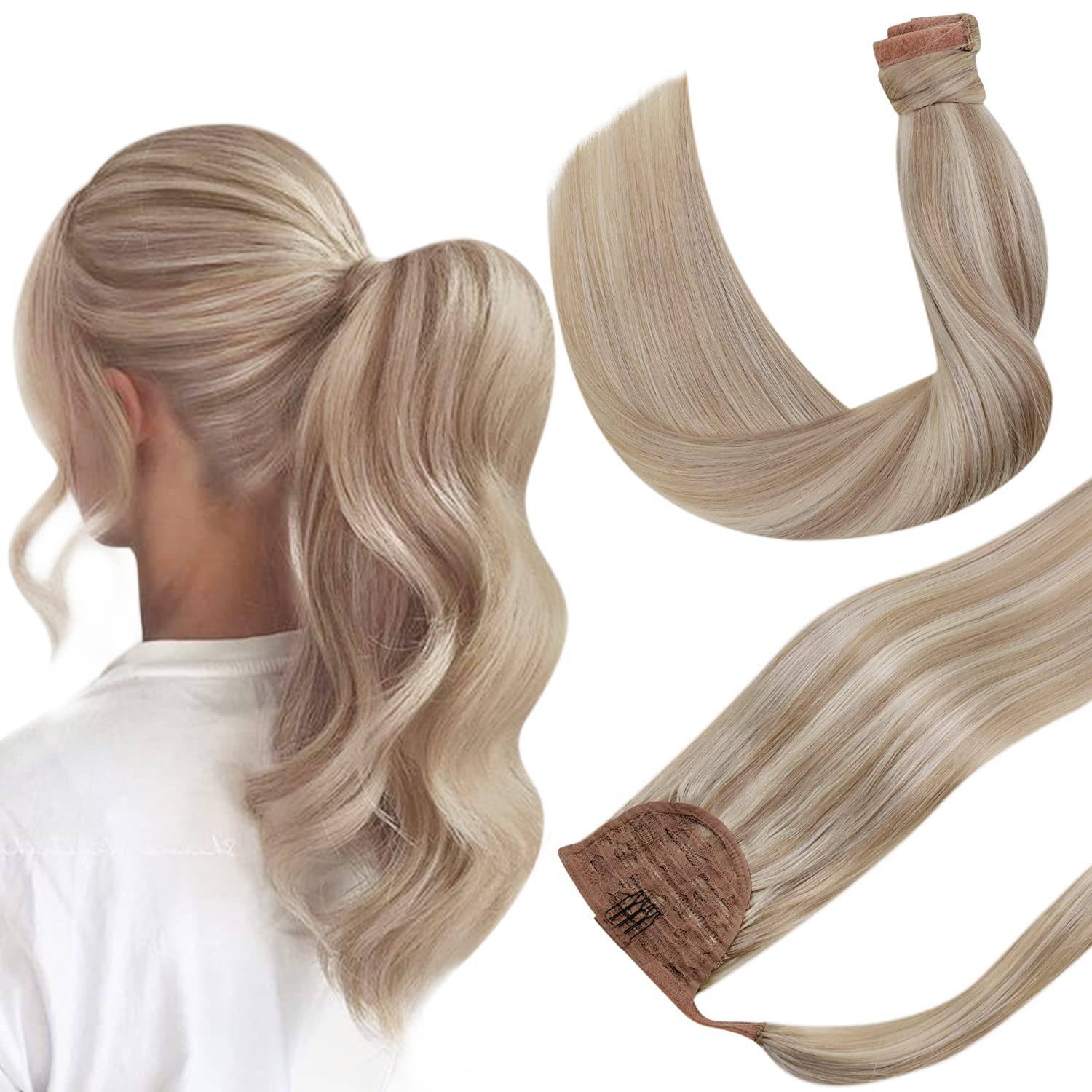 VIP Ponytail Silky 18" 100% Human Hair Extension - Choose Color