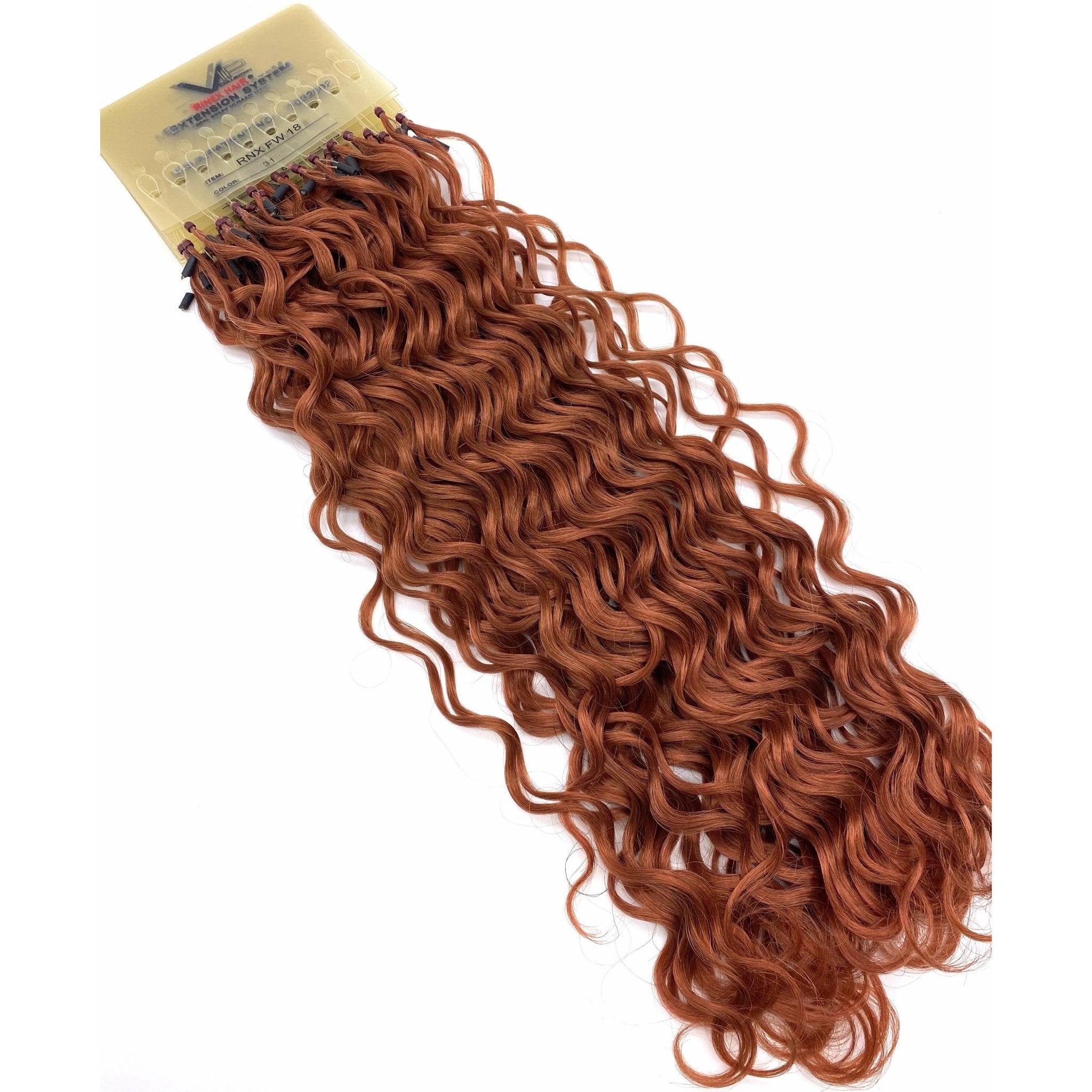 VIP Extensions RineX System Curly 18" Hair Extensions NWT - Choose Color