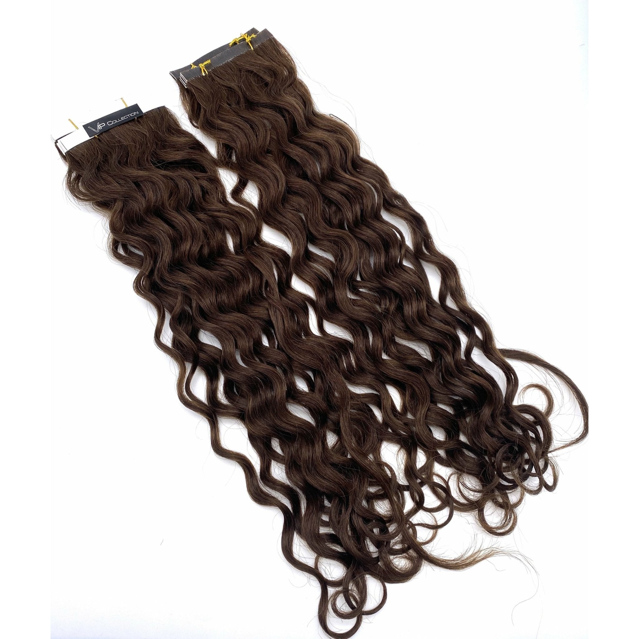 VIP TapeX System Tape In Hair Extensions French Wave 18" - Choose Color
