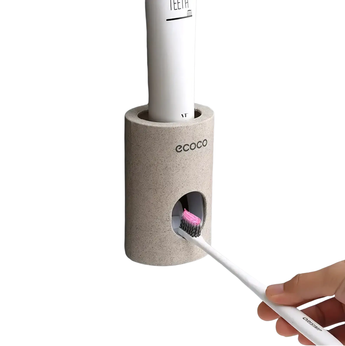 Wall Mounted Toothpaste Dispenser and Holder Set