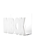 White Inbox Acrylic Holder