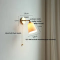 DecorBites™ Ceramic LED Wall Sconce Up Down Rotate Pull Chain Mirror Light