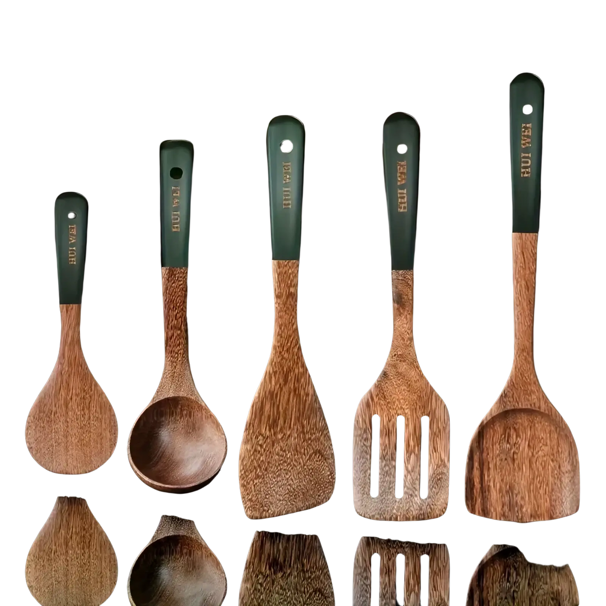 Wooden Cooking Utensil Set Nonstick Safe