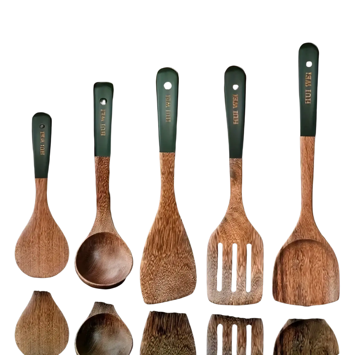Wooden Cooking Utensil Set Nonstick Safe
