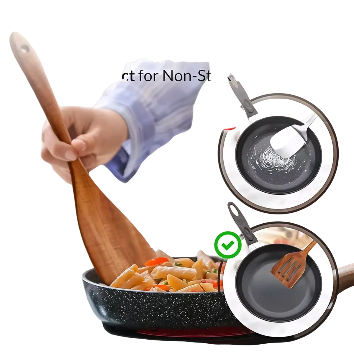 Wooden Kitchen Utensil Set Natural Wood Cooking Tools