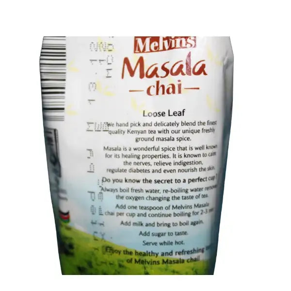 Melvins Masala Chai 250g - World Safari Shops