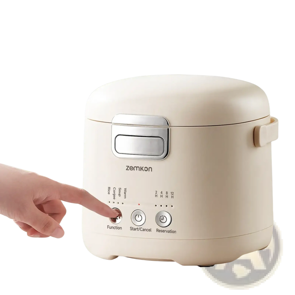 Zemkon 1.2l Smart Electric Rice Cooker Cream